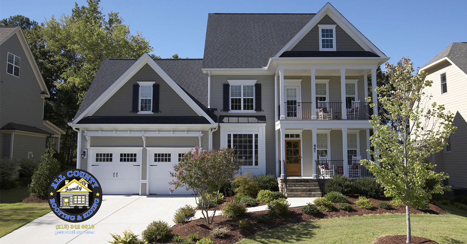 Roof Installation Stucco Remediation Fiber Cement Siding Bucks County PA Montgomery County